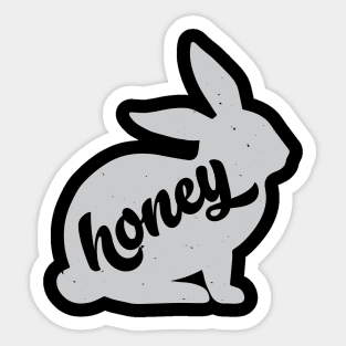 bunny honey Sticker